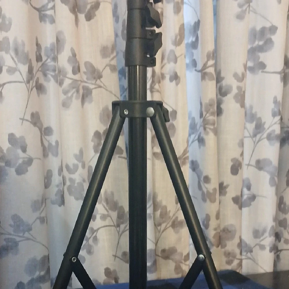 Sleek Black Tripod for Cameras